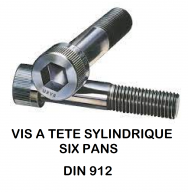 VIS A SIX PANS CREUX  ( BTR / ALLEN )